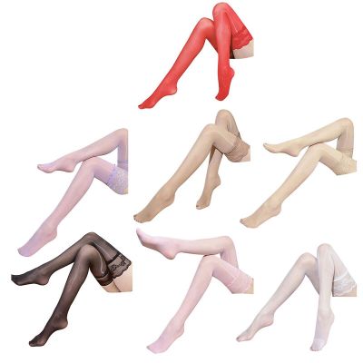Womens Lace Stage Long High Stockings Cosplay Sheer Gift Silk New Lingerie Club
